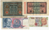 Lot 4 bancnote straine de colectie