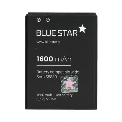 Baterie pentru Samsung Galaxy Ace, Bluestar, 1600mAh, Li-Ion foto