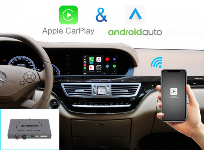 Interfata Apple CarPlay Android Auto pentru Mercedes BENZ NTG 4.5 4.7 4.8 5.0 - AD-BGCP004