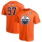 Edmonton Oilers tricou de bărbați Connor McDavid #97 Name &amp;amp; Number orange - S