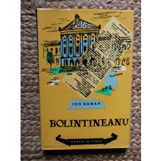 ION ROMAN - DIMITRIE BOLINTINEANU
