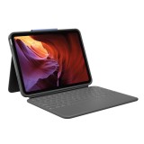 Logitech Rugged Folio for iPad (10th gen) - Oxford Grey - US