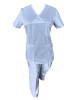 Costum Medical Pe Stil, Albastru Deschis, Model Classic - 4XL, 4XL