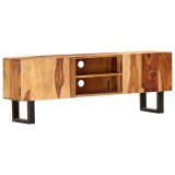 Comodă TV, 130x30x47 cm, lemn masiv acacia