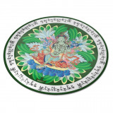 Abtibild sticker feng shui 3d cu tara verde - 45cm, Stonemania Bijou