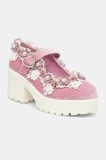 Koi Footwear pumps Tira Pink Mary Janes &lsquo;Fairy Powder Edition&rsquo; culoarea roz, cu toc drept, ND106