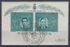 ROMANIA1941 LP 142 IV MAJADAHONDA 1941 IANUARIE 13 COLITA NEDANTELATA STAMPILATA, Stampilat