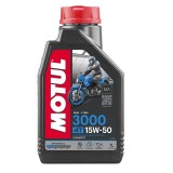 Ulei Motor Motul 3000 15W50, 1L, Semisintetic, Protectie Uzura, Vascozitate Stabila, Moto 4T