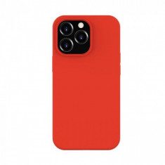 Lemontti Husa Liquid Silicon iPhone 13 Pro Red (protectie 360?, material fin, captusit cu microfibra) foto