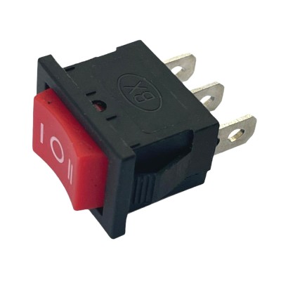 Comutator ON-OFF-ON, 6A, 250V, 27x15x21mm, 120373 foto