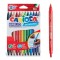 Set Carioci Carioca Birello, 12 Bucăți, Varf Subțire, Multicolor