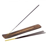 Set Bețe Parfumate și Suport Lemn, Aromă Oceanică, 40 Bucăți, Oem