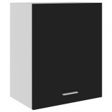 VidaXL Dulap suspendat, negru, 50 x 31 x 60 cm, lemn prelucrat