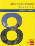 Atlas scolar. Geografia Romaniei - Clasa 8 - ART KLETT