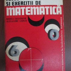 Culegere de probleme de geometrie analitica si elemente de algebra si exercitii de matematica