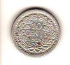 SV * Olanda 10 CENTS 1918 * ARGINT * Regina Wilhelmina +/- VF, Europa
