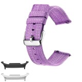 Curea material textil, compatibila cu Samsung Galaxy Watch9 40mm, Lilac Purple