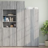 Dulap depozitare slim sonoma gri 40x42,5x225 cm lemn prelucrat