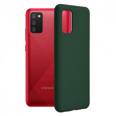 Husa pentru Samsung Galaxy A02s, Techsuit Soft Edge Silicone, Dark Green
