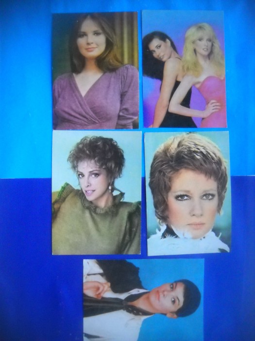 HOPCT LOT NR 1357 -ACTORI / ARTISTI-5 CARTI POSTALE-NECIRCULATE