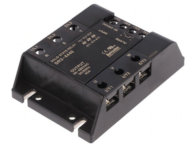 Releu Semiconductor 40A 3-Fazat 48-480VAC -30-80&deg;C SR3-4440