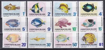 DB1 Fauna Marina Pesti Ins. Christmas 1968 - 1970 12 v. MNH foto