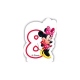 Lumanare tort model Minnie Mouse-Tip Cifra 8