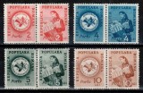 1950 - Porto duble, serie neuzata, fără filigran