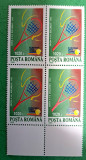 TIMBRE ROMANIA MNH LP1391/1995 a-V-a editie OPEN TENIS București -Bloc de 4, Nestampilat