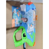 Pistol cu Apa pentru Copii, Rezervor, Pentru Piscina/Plaja, Flippy, 6ani+, Verde-Albastru, 4 duze, 900ML