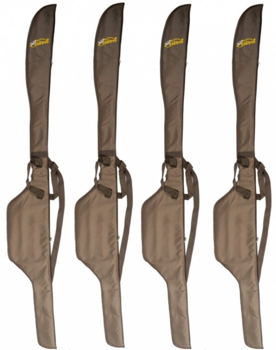 SET 4 Huse INDIVIDUALE Lanseta si mulineta CRAP HAKUYO 215cm