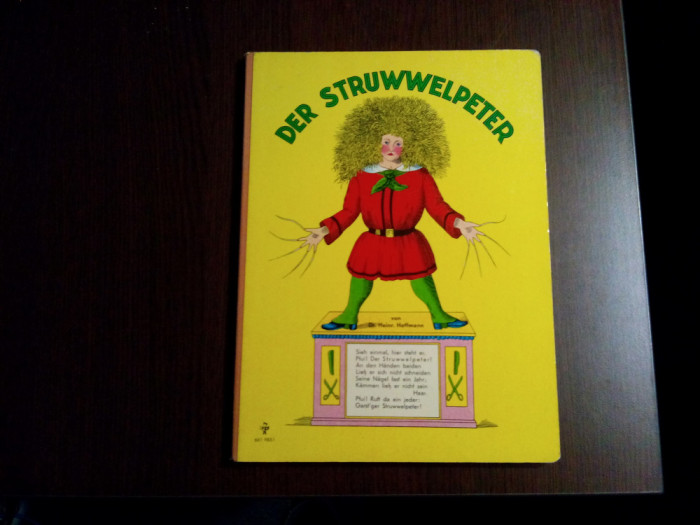 DER STRUWWELPETER - Heinrich Hoffmann - pagini cartonate cu ilustratii color