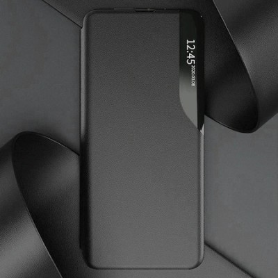 Husa Samsung A03 4G a032 Flip Book Smart View Black foto