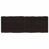VidaXL Blat masă, 140x50x(2-6) cm, maro, lemn tratat contur organic