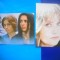 HOPCT LOT NR 1244 ISABELLE HUPPERT-ACTORI/ARTISTI-2 CARTI POSTALE-NECIRCULATE