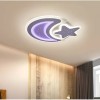 Lustra LED Luna si Stea RGB cu Telecomanda Coralia 80W Lumina Rece Calda Neutra Dimabila Alb, Alessandro DESIGN