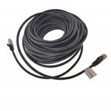 Cumpara ieftin Cablu ecranat FTP, Lanberg 41898, cat.6, mufat 2xRJ45, lungime 20m, AWG 26, 250 MHz, de legatura retea, ethernet, negru