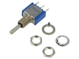 Comutator Basculant APEM 5239AB 3 Poziții SP3T ON-OFF-ON 3A/250VAC 4A/30VDC