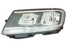 Far VW Tiguan, 05.2016-, partea Stanga, tip bec H7+H7+PW24W+PY21W; electric; cu motor, TYC foto