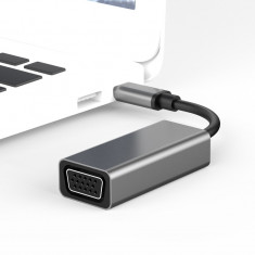 Adaptor USB-C 3.1 la VGA 1080p 60Hz foto