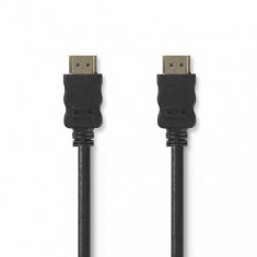 Cablu de mare viteza HDMI - HDMI functie Ethernet 1.5m negru Nedis foto