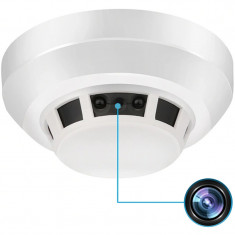 Detector de fum cu Camera Spion iUni D155 Full HD, WiFI foto