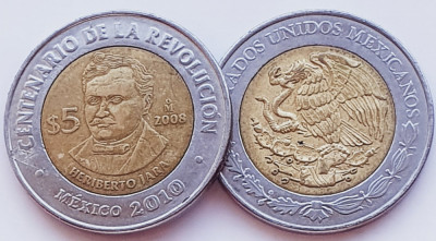 2063 Mexic 5 Pesos Heriberto Jara km 901 foto