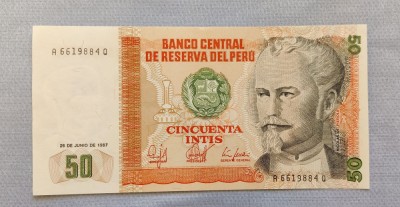 Peru - 50 Intis (1987) sA661 foto