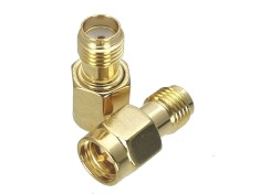 Adaptor SMA filet interior pin tata la SMA filet exterior pin mama foto