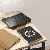 vidaXL Panouri Decorative 12 pcs Stejar negru 21 x 30 x 0.3 cm
