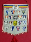 Fanion fotbal - Echipele Participante in divizia Nationala A de Fotbal editia 1980-1981