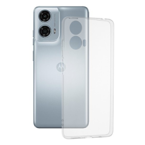 Husa pentru Motorola Moto G24 Power - Techsuit Clear Silicone - Transparent