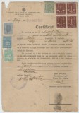 Romania, Biroul de Cazier si Identificare de pe langa Parchetul Trib. Cluj, Certificat, 1947