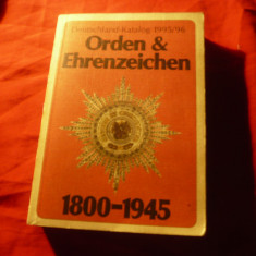 Catalog Ordine si Medalii Germania 1800-1945 de J.Nimmergut ,552 pag